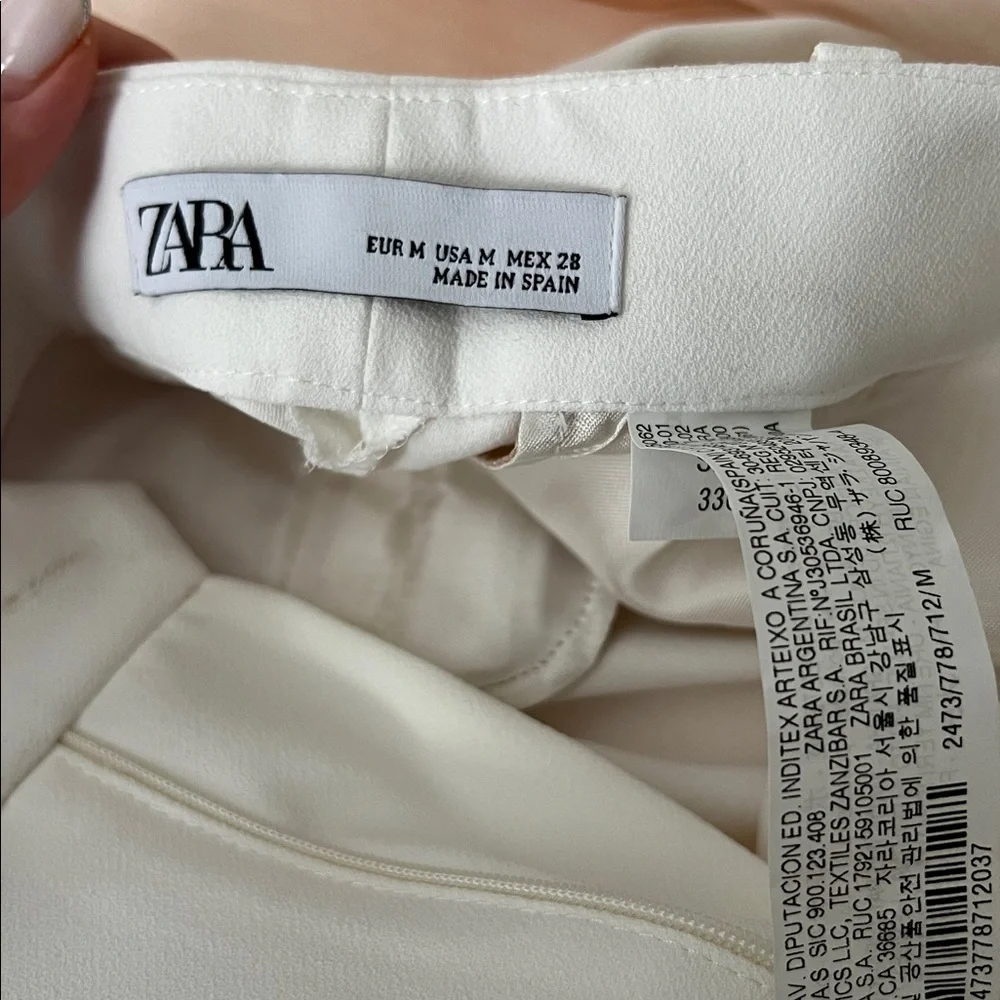 Zara White Women's Pantsuit - Picture 4 of 4